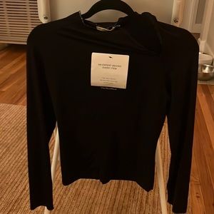 Blumarine Jeans Long Sleeve Black Stretchy Medium Shirt